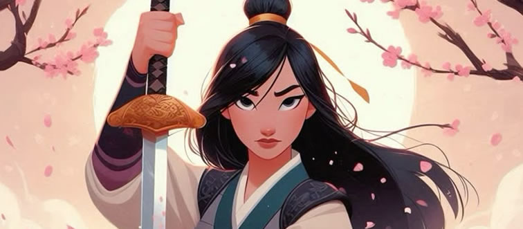 Identify Mulan’s full moniker in the original 1998 animation.