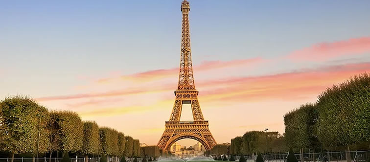 Pinpoint the home of this iron icon. (Eiffel Tower)