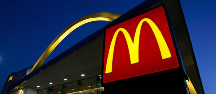 Which global giant owns those iconic "Golden Arches"?