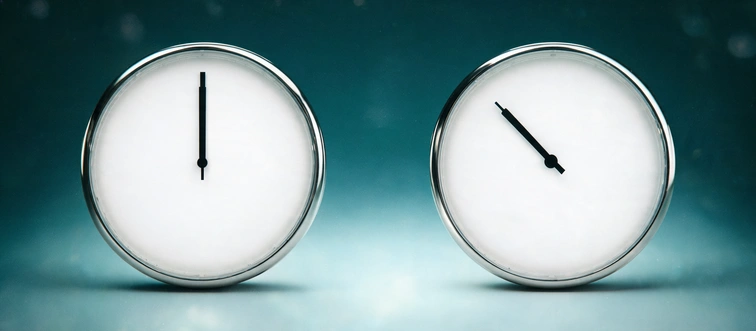 A clock loses 10 minutes every 24 hours. If it is set correctly at noon today, what time will it show at noon tomorrow?