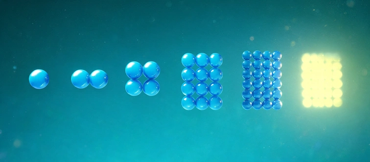 Which number logically completes the sequence: 2, 4, 8, 16, 32, ...?